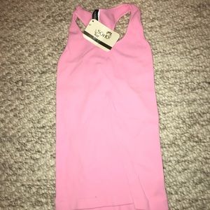 brand new pink tank top